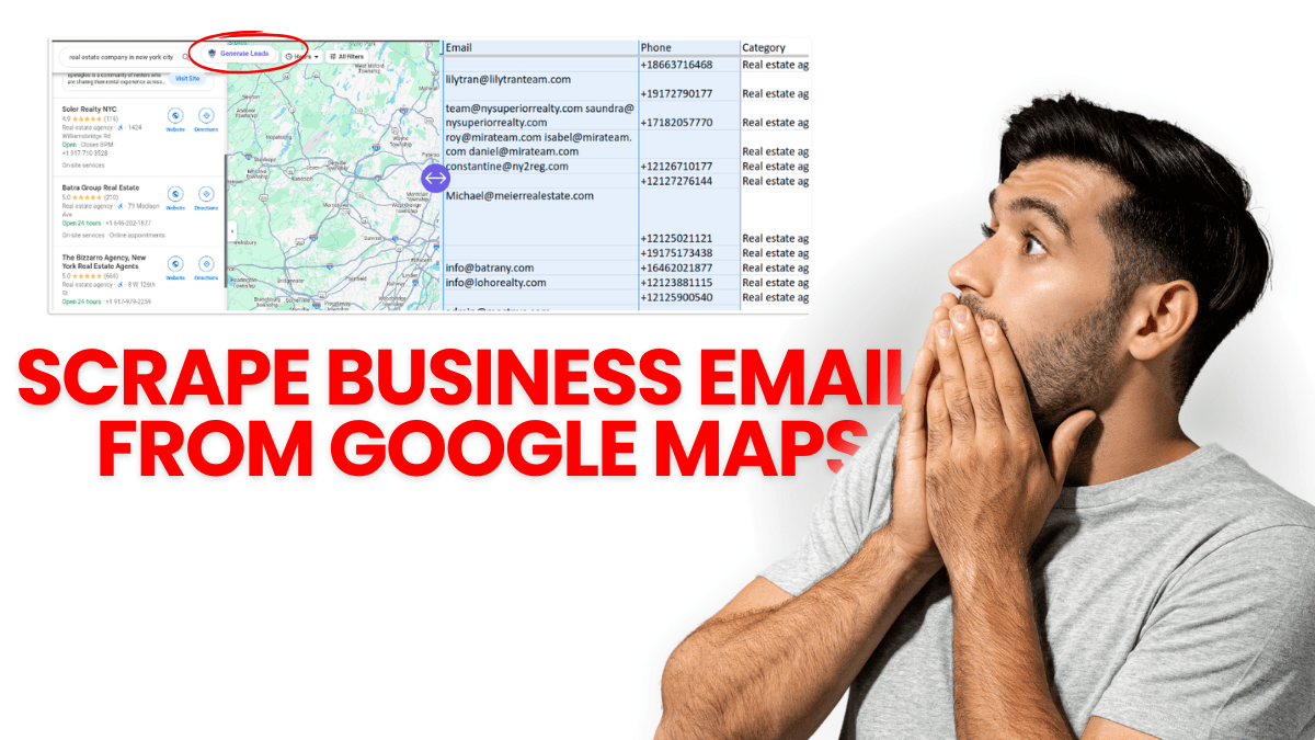 How to Scrape Business Emails from Google Maps ?