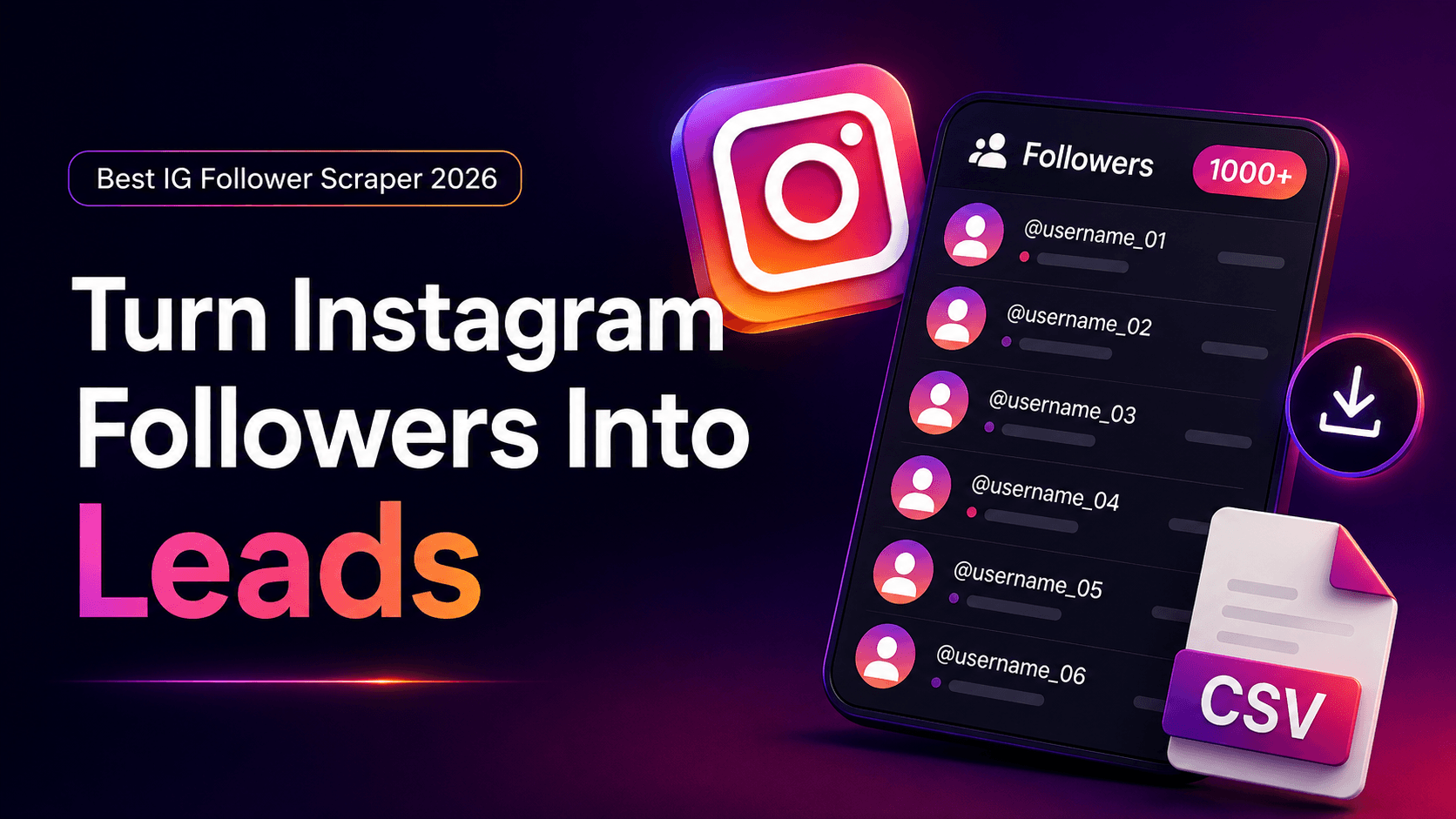 Best IG Follower Scraper 2026