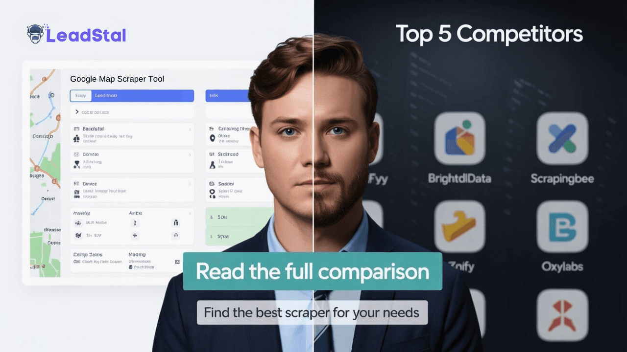 Google Maps Scraper Tools Compared: LeadStal vs 5 Top Competitors