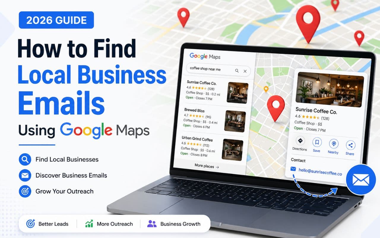 How to Find Local Business Emails Using Google Maps (2026 Guide)